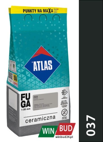 ATLAS FUGA CERAMICZNA 037 grafitowy 5kg