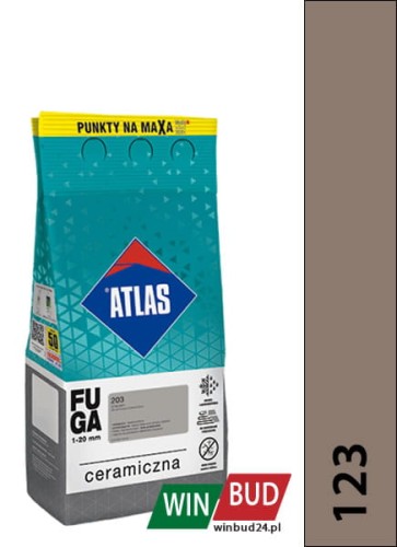 ATLAS FUGA CERAMICZNA 123 Jasnobrązowy 2kg