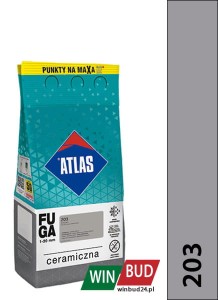 ATLAS FUGA CERAMICZNA 203 Stalowy 2kg