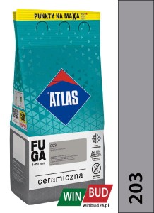 ATLAS FUGA CERAMICZNA 203 Stalowy 5kg