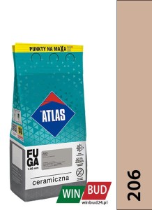 ATLAS FUGA CERAMICZNA 206 Cappuccino 2kg