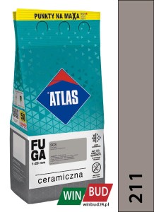 ATLAS FUGA CERAMICZNA 211 cementowy 5kg