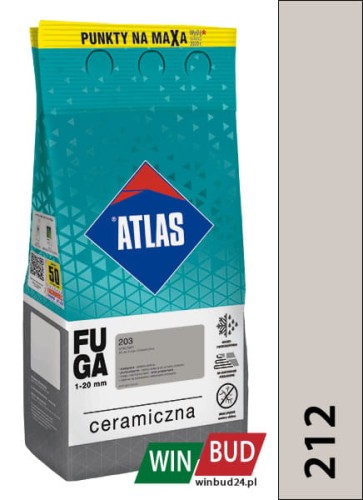 ATLAS FUGA CERAMICZNA 212 szarobrązowy 5kg
