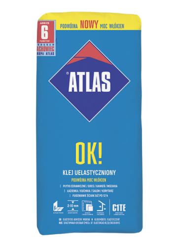 Atlas OK! 25kg KLEJ UELASTYCZNIONY - C1TE