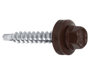 Wkręt farmer do drewna  4,8 x50 - RAL 8017 brąz  