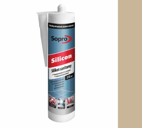 Sopro Silikon Sanitarny beż jura 33 310ml 