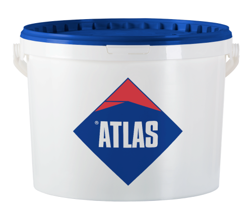 ATLAS tynk silikonowy 1,5mm 25kg baranek biały SAH 