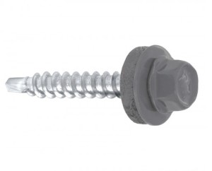 Wkręt farmer do drewna  4,8 x35 - RAL 7011 ciemnoszary