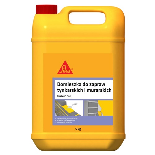 Sika Sikacem Plast 5 kg - domieszka do zapraw murarskich i tynkarskich
