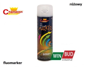 Champion color spray 400ml - fluomarker różowy
