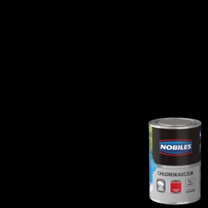 Nobiles Chlorokauczuk 0,9L - czarny 9005