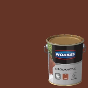 Nobiles Chlorokauczuk 5L - brąz RAL 8017 