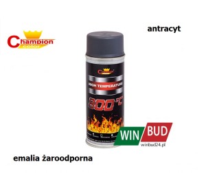 Champion color spray 400ml - High Temperature antracytowy