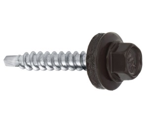 Wkręt farmer do drewna  4,8 x35 - RAL 8019 brąz ciemny