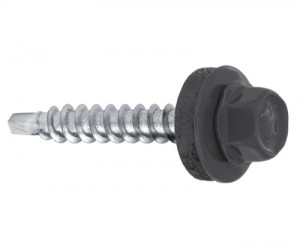 Wkręt farmer do drewna  4,8 x50 - RAL 7024 szary 