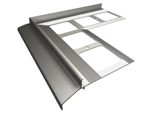  ATLAS 100 Narożnik zewnetrzny 90 szary PTB-NZ-100-90-S