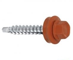 Wkręt farmer do drewna  4,8 x35 - RAL 8004 ceglasty 