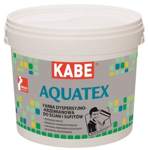 KABE Aquatex - farba dyspresyjno-krzemianowa do ścian i sufitów