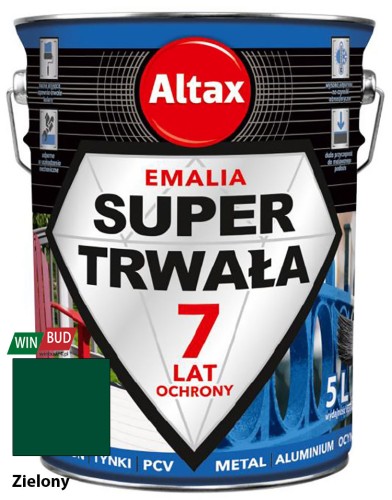Altax Emalia Super Trwała 5 l Zielony