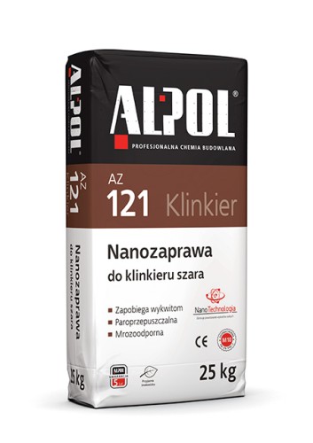  Alpol AZ121 25kg - szara - nanozaprawa do klinkieru