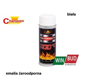 Champion color spray 400ml - High Temperature biały