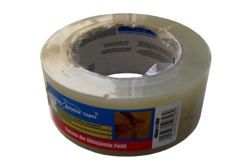 Taśma do sklejnia folii izolacyjnych 48mm/50mb Blue Dolphin PETR_07469