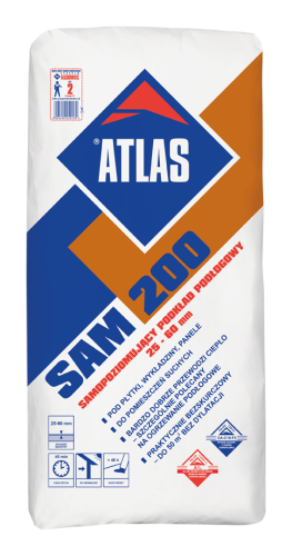 ATLAS SAM 200 25kg - zaprawa samopoziomująca