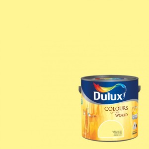 DULUX Kolory Świata Słoneczne Sari 2,5 L - Farba do ścian i sufitów                                                 